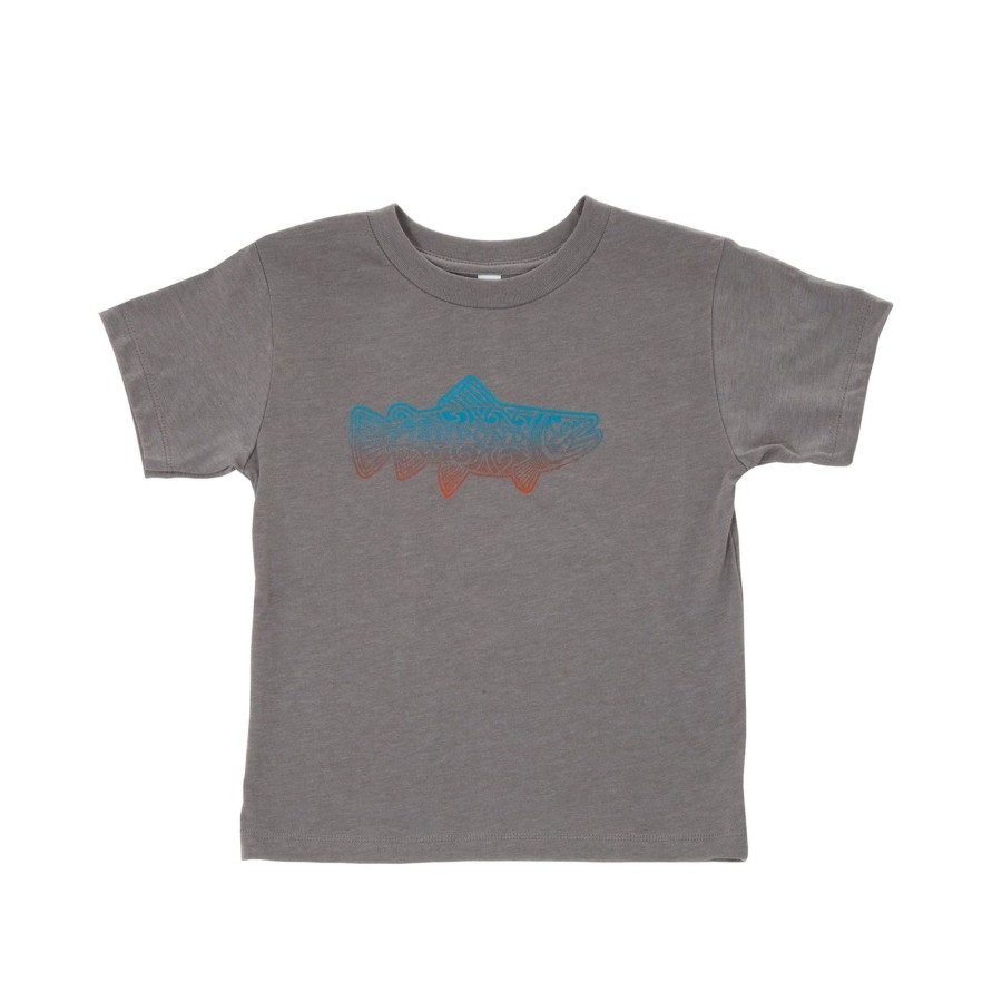 Lifestyle Fishpond | Maori Trout Kids Shirt Granite