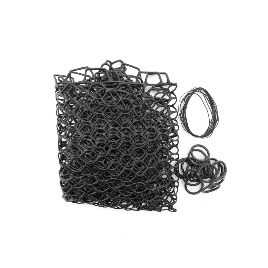 Fishing Fishpond | 19" Nomad Replacement Rubber Net (El Jefe Net, El Jefe Grande Net, Mid-Length Boat Net, Boat Net) Black