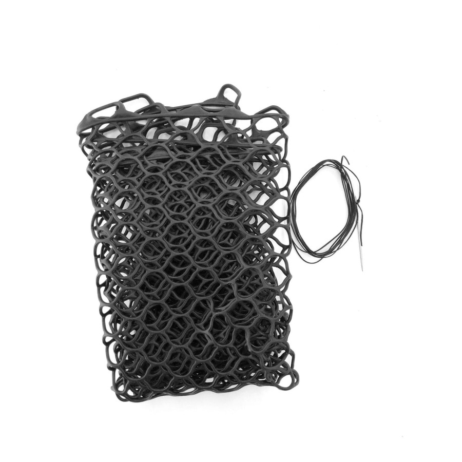 Fishing Fishpond | 15" Nomad Replacement Rubber Net (Hand Net, Emerger Net, Mid-Length Net, Guide Net) Black