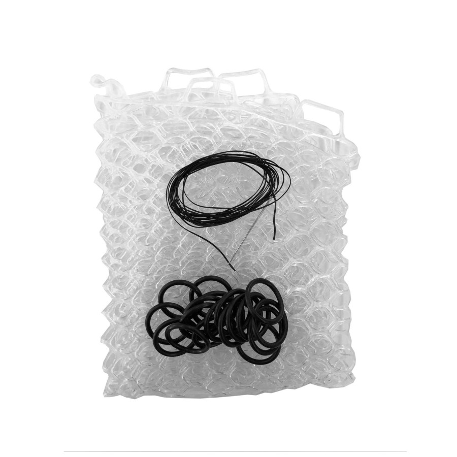 Fishing Fishpond | 19" Nomad Replacement Rubber Net (El Jefe Net, El Jefe Grande Net, Mid-Length Boat Net, Boat Net) Clear