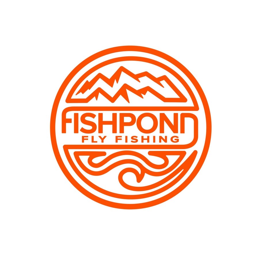 Lifestyle Fishpond | Thermal Die Cut Sticker - Headwater Orange