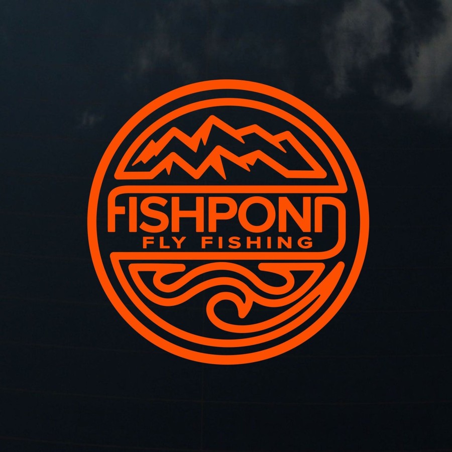 Lifestyle Fishpond | Thermal Die Cut Sticker - Headwater Orange