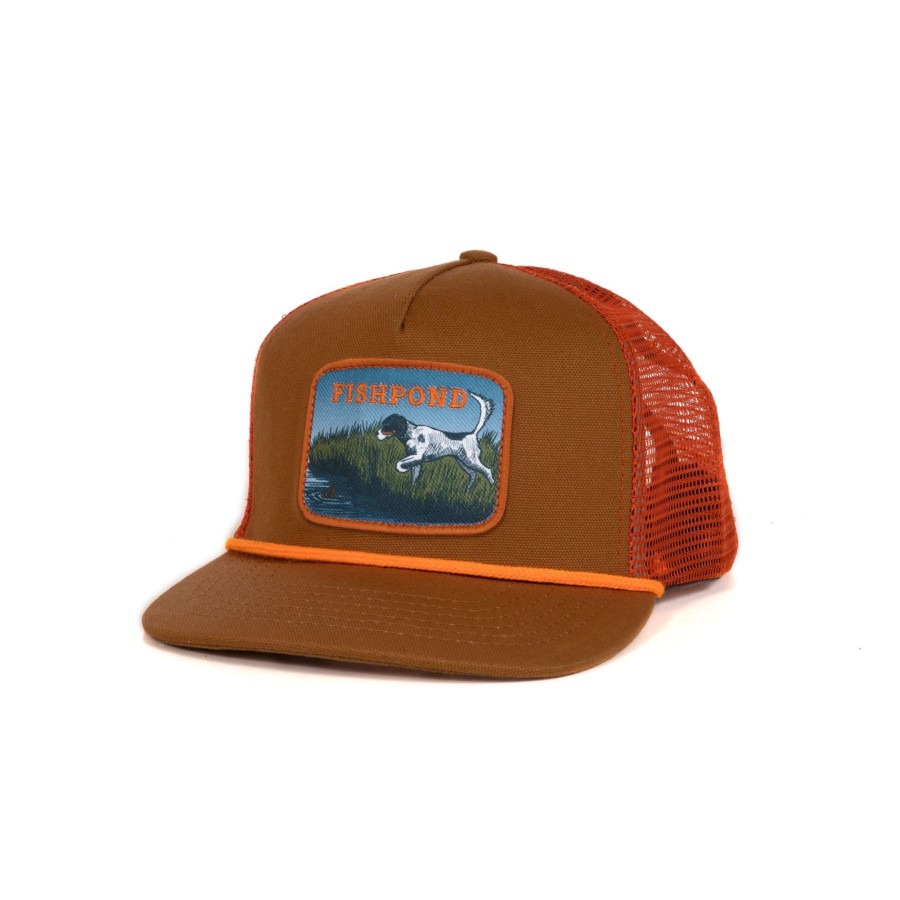 Lifestyle Fishpond | On Point Trucker Hat Sandbar/Orange