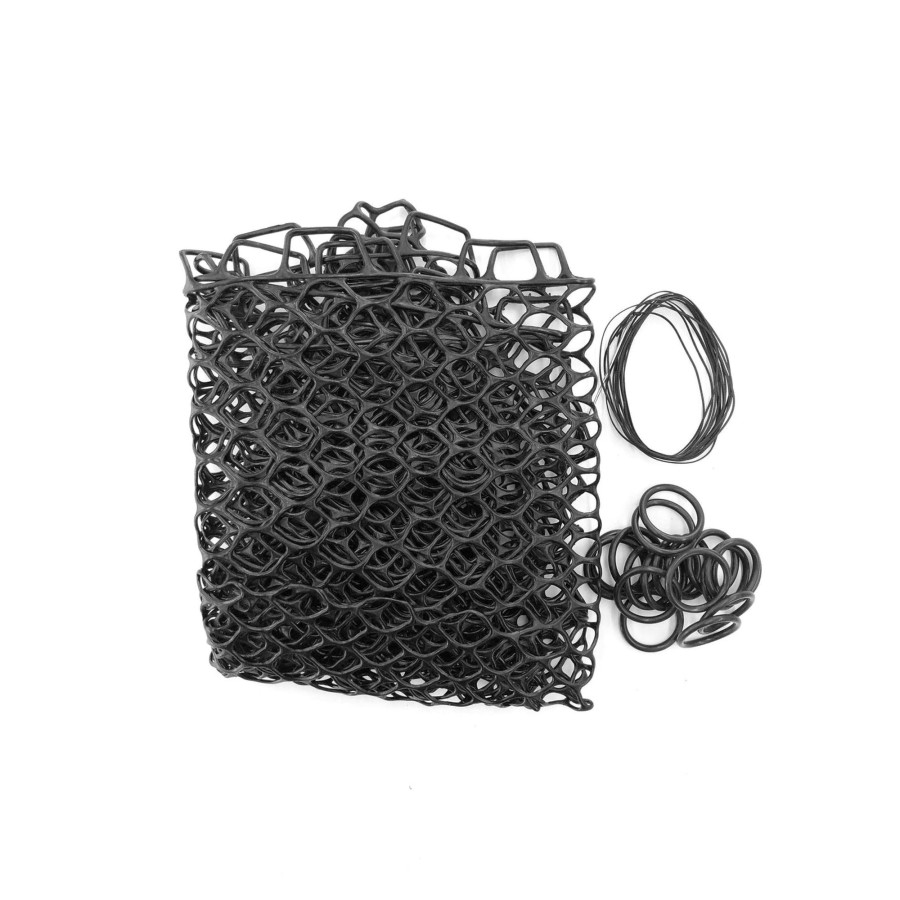 Fishing Fishpond | 19" (Deep) Nomad Replacement Rubber Net (El Jefe Net, El Jefe Grande Net, Mid-Length Boat Net, Boat Net) Black